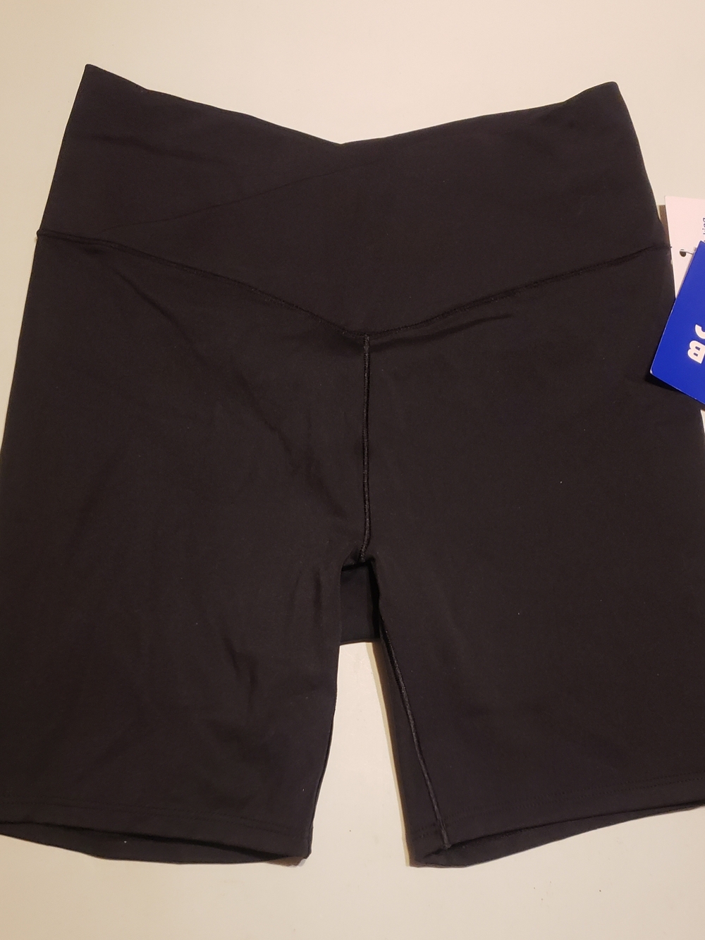JoyLab Black High-Waist V-Front Bike Shorts